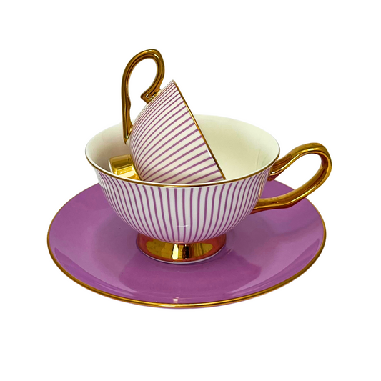 Mini & Me Tea Cup Set - Purple